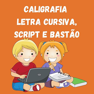 Arquivo Escolar Caligrafia Letra Cursiva Script e Bastão Volta as aulas em Pdf