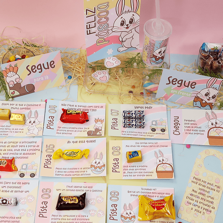 Kit Digital Páscoa Mimos Prontos Arquivos em Png 4