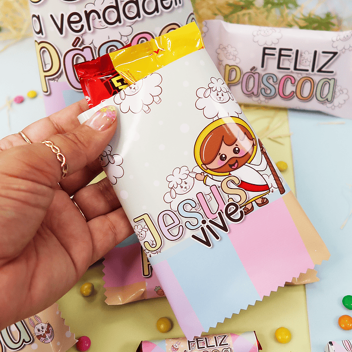 Kit Digital Páscoa Mimos Prontos Arquivos em Png 18