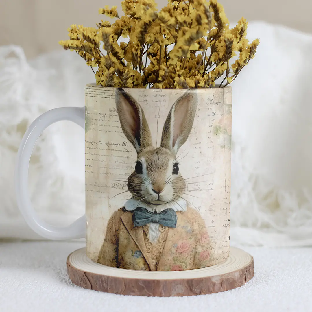 13 Artes para Caneca Páscoa Vintage Arquivos em Jpg 11