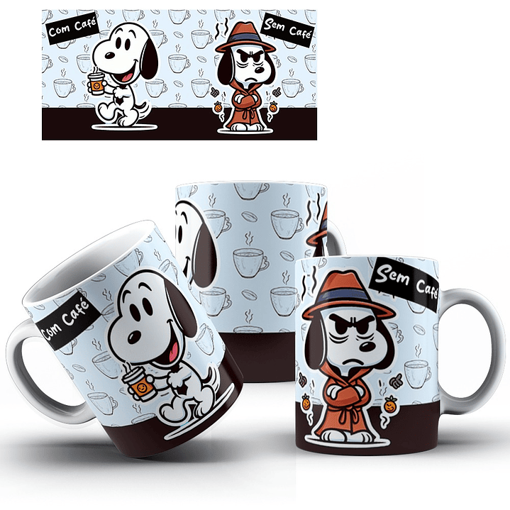 15 Artes para Caneca Com Café e Sem Café Arquivos em Jpg  4