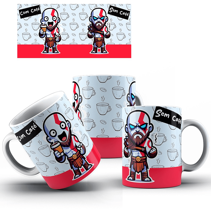 15 Artes para Caneca Com Café e Sem Café Arquivos em Jpg  5
