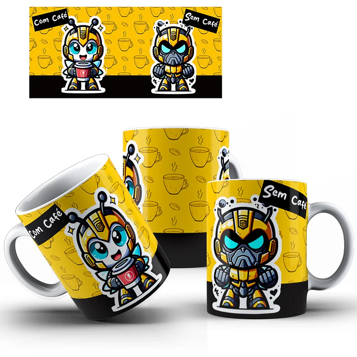 15 Artes para Caneca Com Café e Sem Café Arquivos em Jpg  12