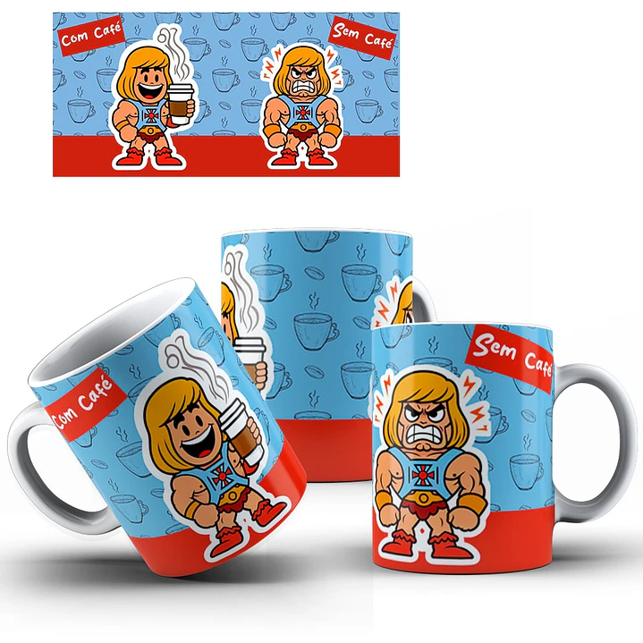 15 Artes para Caneca Com Café e Sem Café Arquivos em Jpg  13