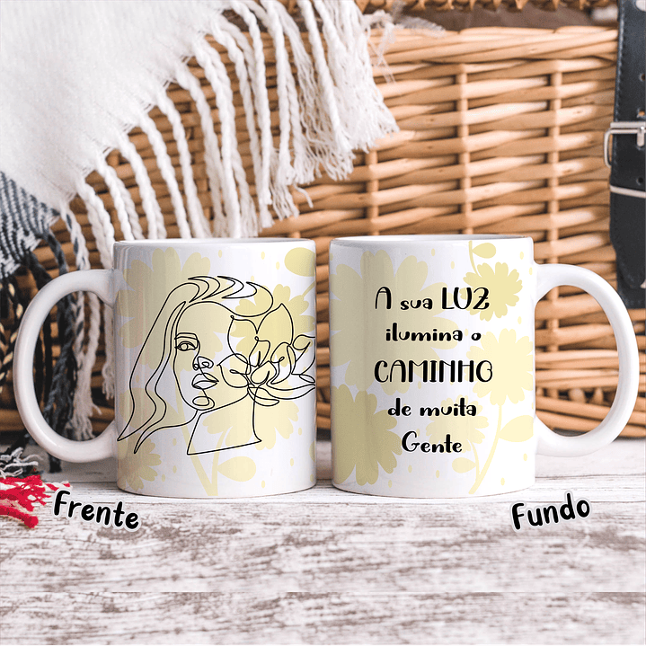 20 Artes para Caneca Dia das Mulheres Linhas Arquivos em Jpg   6