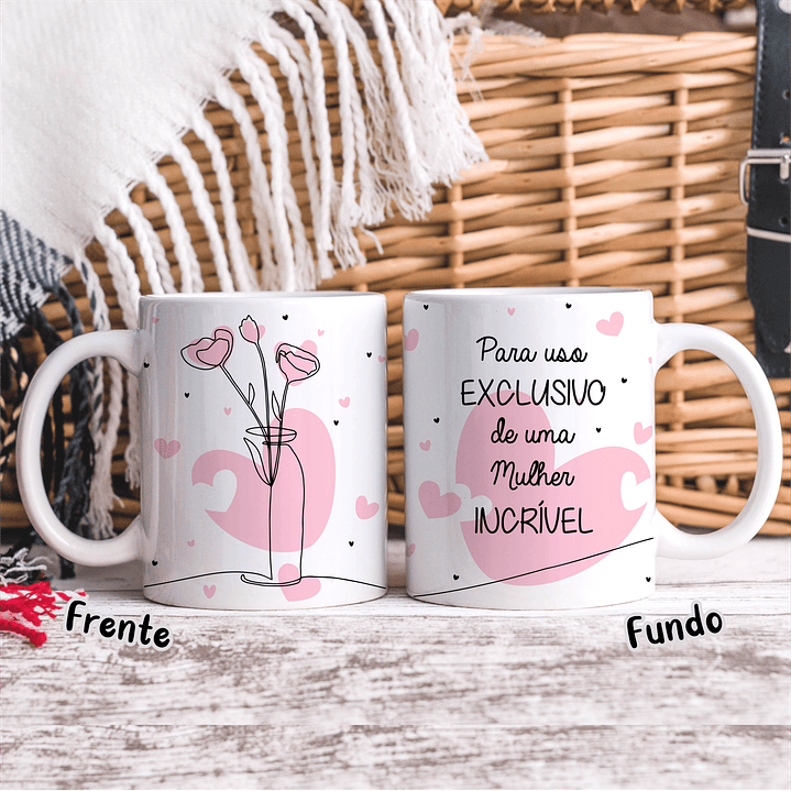 20 Artes para Caneca Dia das Mulheres Linhas Arquivos em Jpg   16