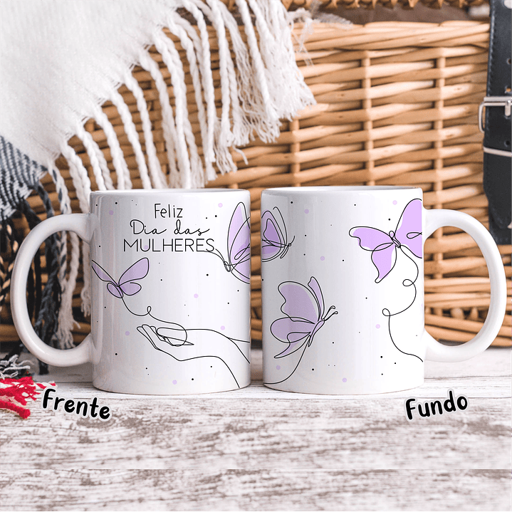 20 Artes para Caneca Dia das Mulheres Linhas Arquivos em Jpg   19