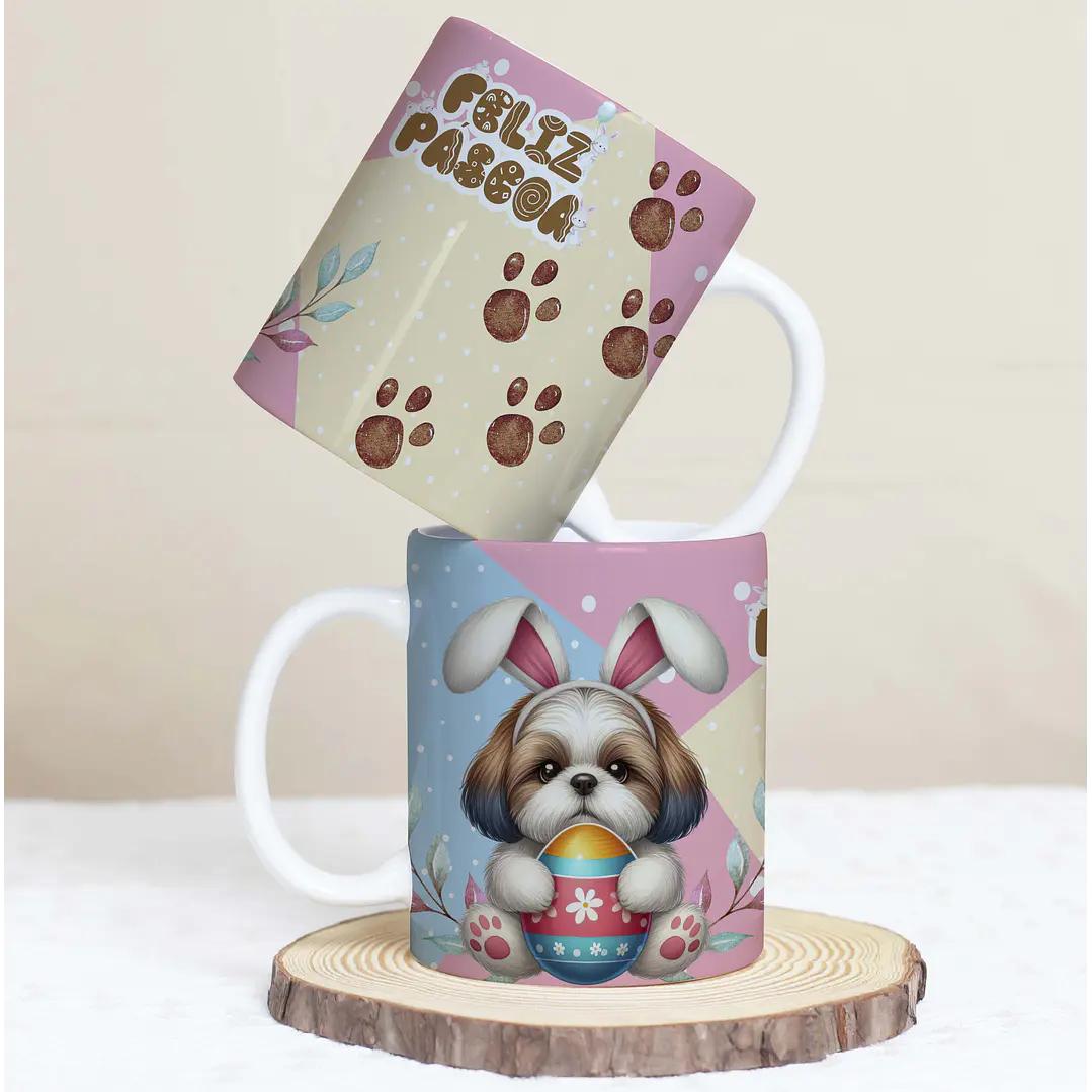 30 Artes para Caneca Páscoa Pets Arquivos em Jpg  11
