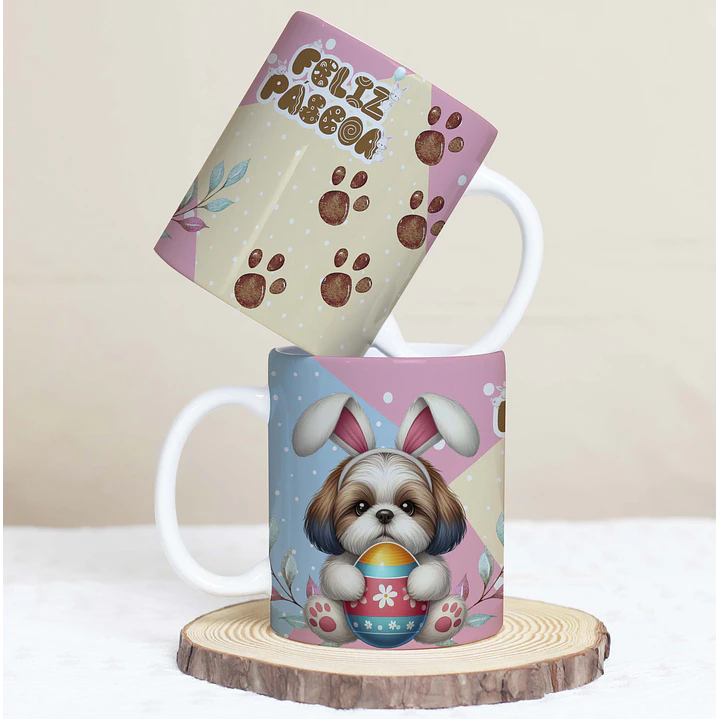 30 Artes para Caneca Páscoa Pets Arquivos em Jpg  11