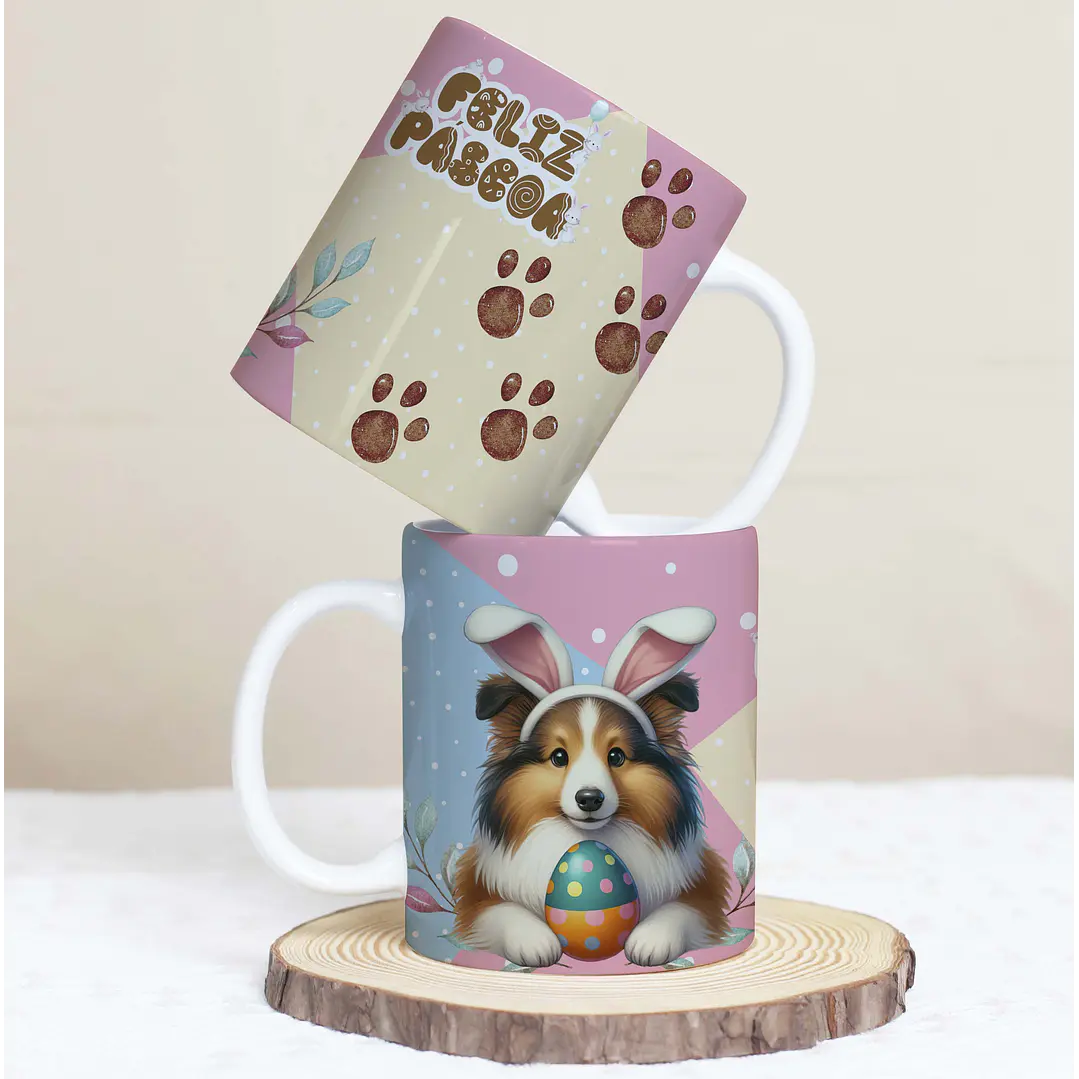 30 Artes para Caneca Páscoa Pets Arquivos em Jpg  12