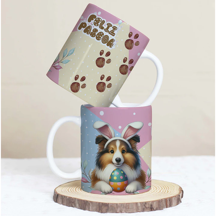 30 Artes para Caneca Páscoa Pets Arquivos em Jpg  12