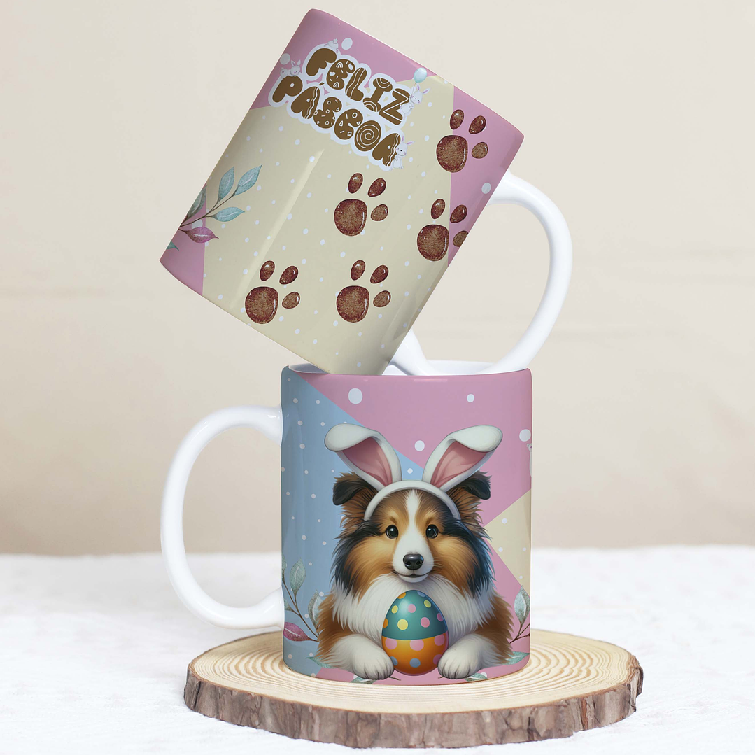 30 Artes para Caneca Páscoa Pets Arquivos em Jpg  12