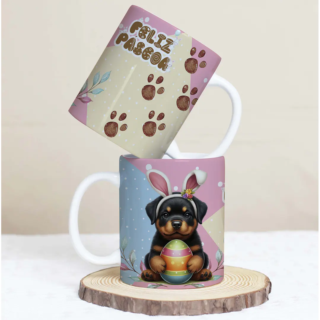 30 Artes para Caneca Páscoa Pets Arquivos em Jpg  13