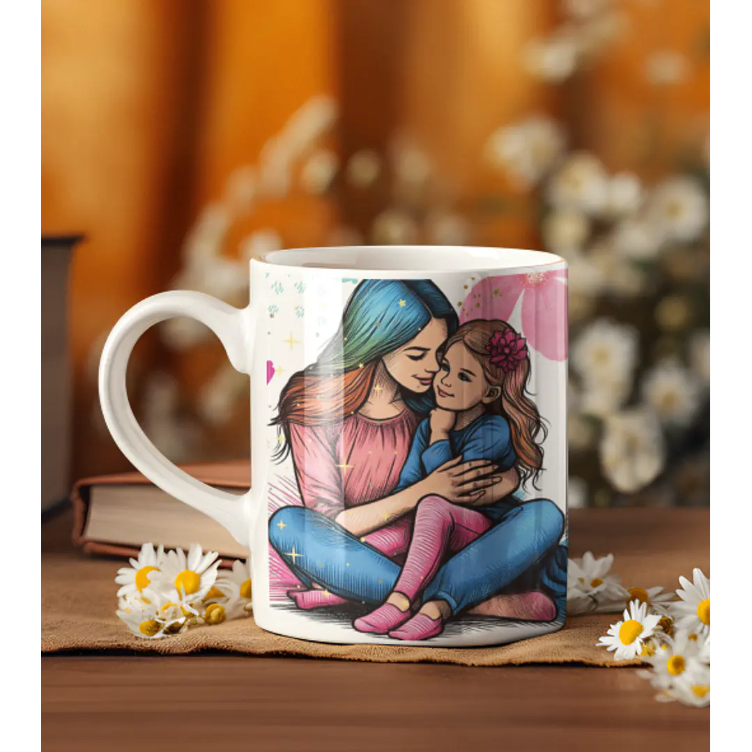 3 Artes para Caneca Mãe Teu colo é meu abrigo Arquivos Editável 1