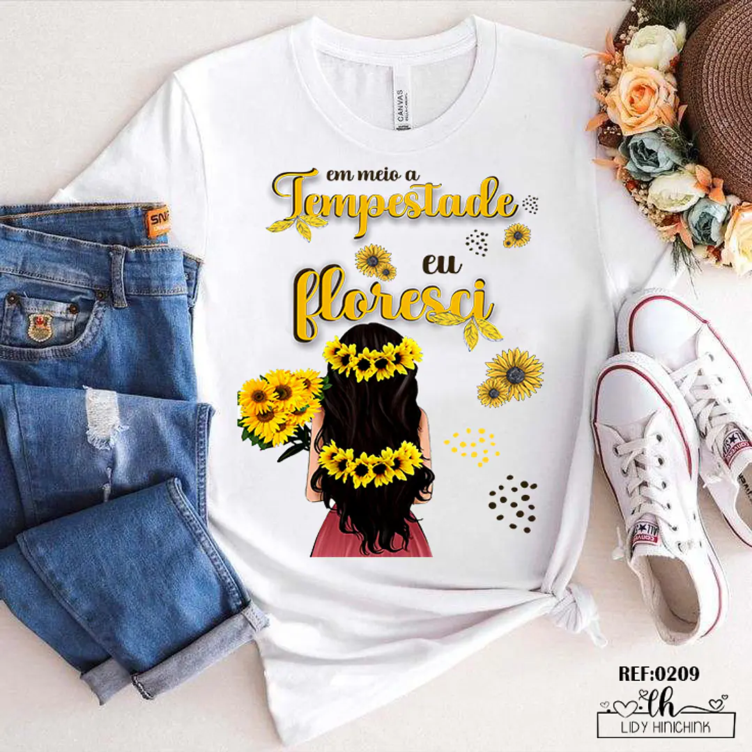 11 Artes para Caneca e Camisa Girassol Arquivos Editável 1
