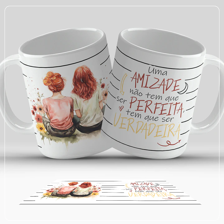 12 Artes para Caneca Amigas Arquivos em Jpg 5