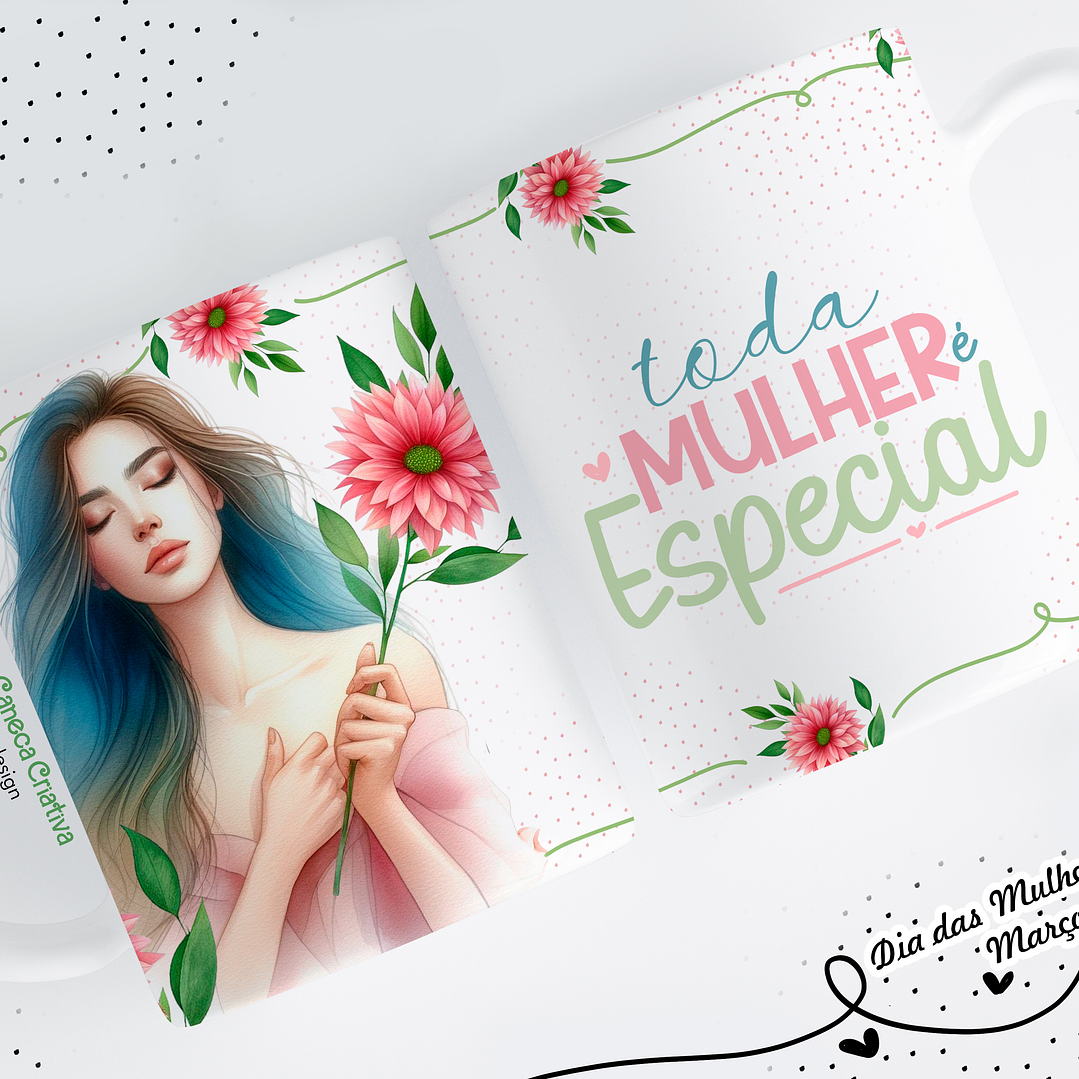 12 Artes para Caneca Dia das Mulheres Arquivos em Jpg 5