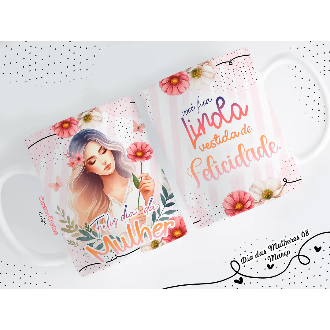 12 Artes para Caneca Dia das Mulheres Arquivos em Jpg 7