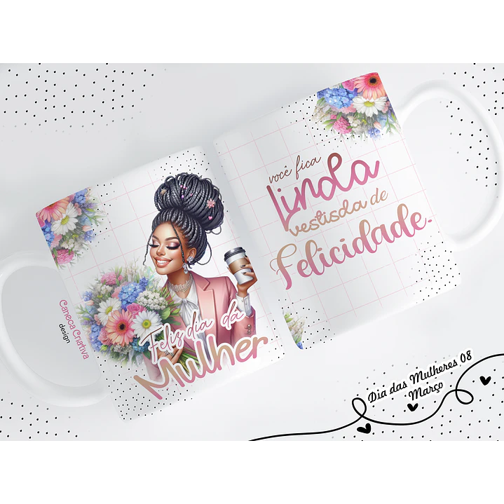 12 Artes para Caneca Dia das Mulheres Arquivos em Jpg 8