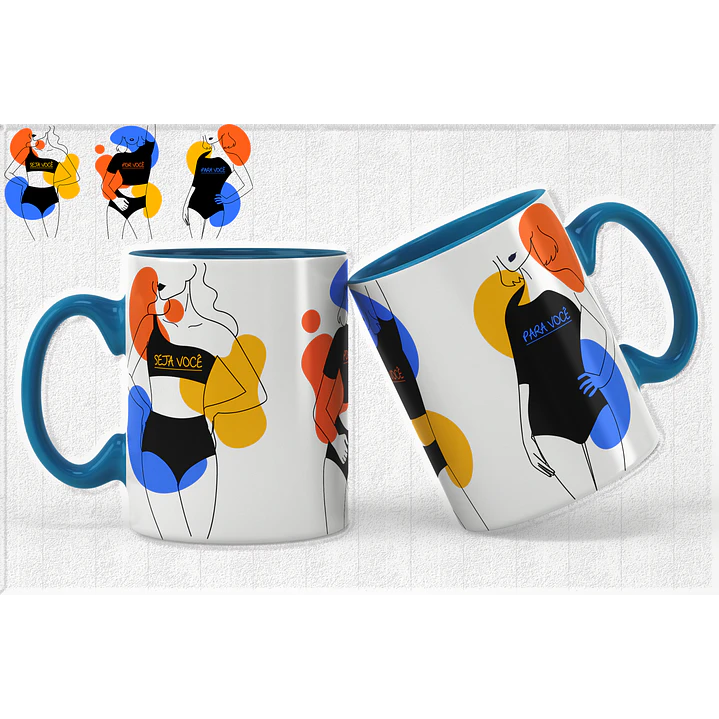 14 Artes para Caneca Empoderamento Feminino Arquivos Editável 2