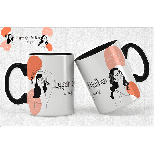 14 Artes para Caneca Empoderamento Feminino Arquivos Editável