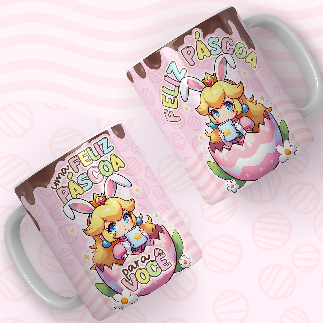 24 Artes para Caneca Super Mario Páscoa Arquivos em Jpg 10