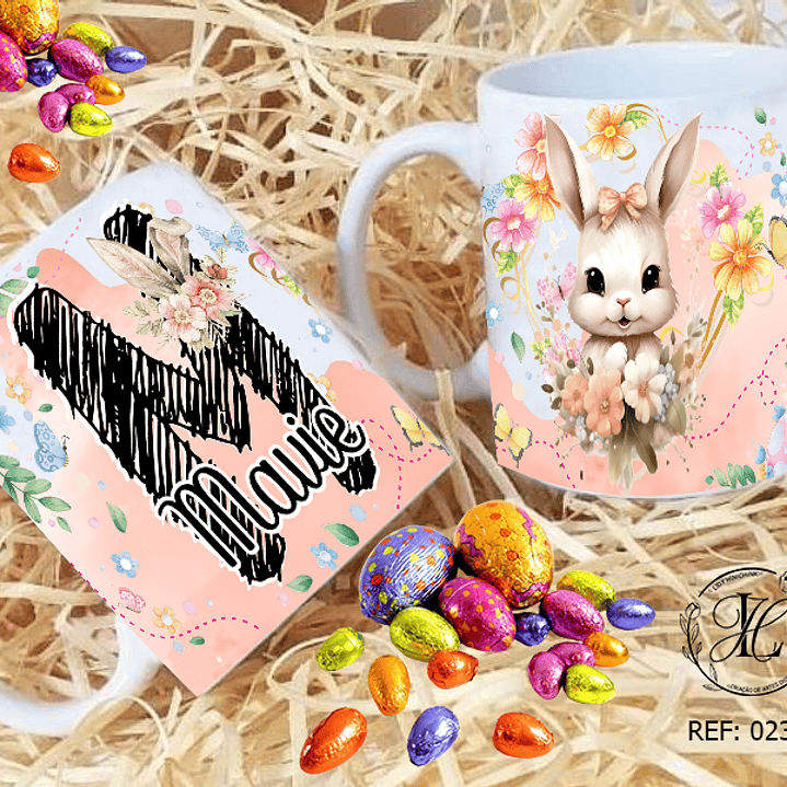 Artes para Caneca Páscoa Alfabeto Arquivos Editável 9