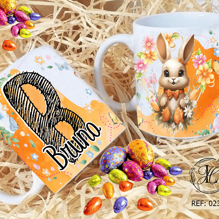 Artes para Caneca Páscoa Alfabeto Arquivos Editável 2