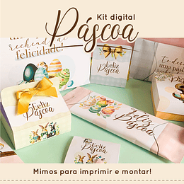 Kit Digital Mimos Páscoa Arquivos em Pdf