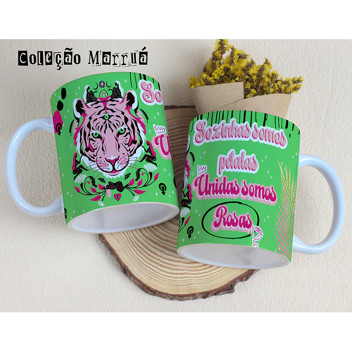 8 Artes para Caneca Dia das Mulheres Marrua Arquivos Editável  2