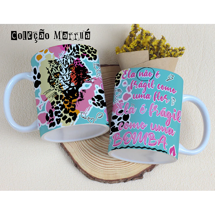 8 Artes para Caneca Dia das Mulheres Marrua Arquivos Editável  5