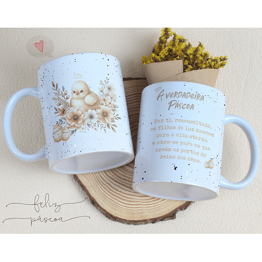 14 Artes para Caneca Páscoa Cristã Arquivos Editável