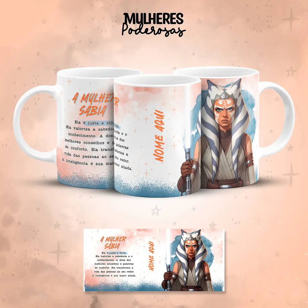 17 Artes para Caneca Mulheres Poderosas Personagens Arquivos em Jpg 2