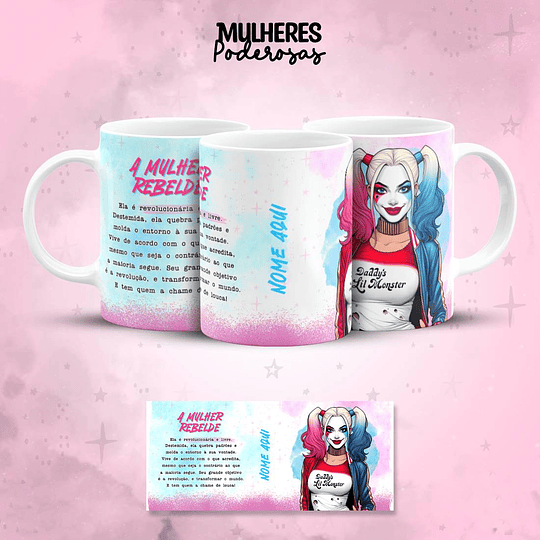 17 Artes para Caneca Mulheres Poderosas Personagens Arquivos em Jpg