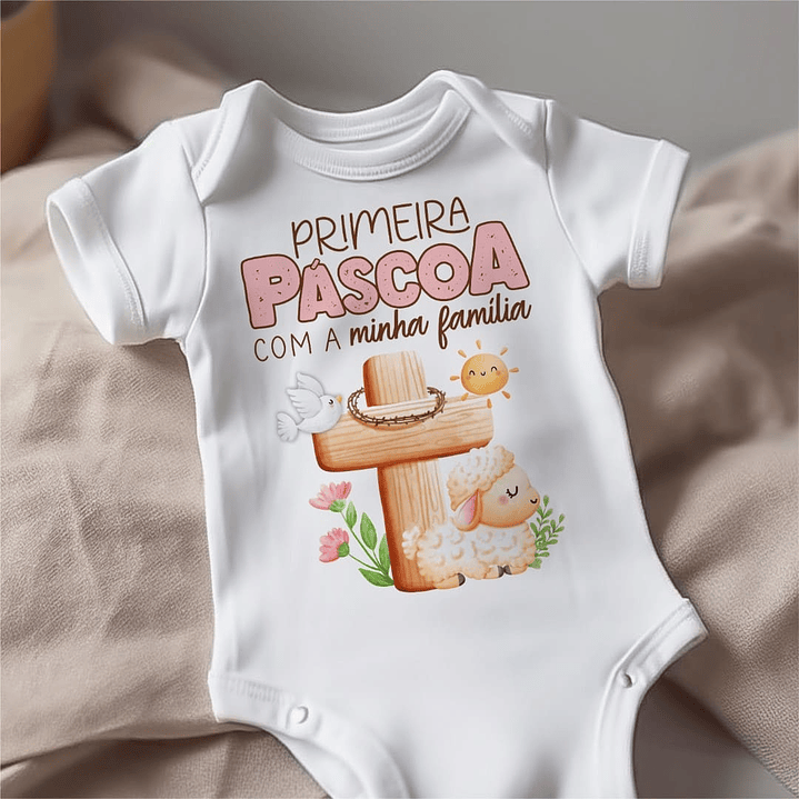 20 Artes para Body Páscoa Cristã Arquivo Editável  16