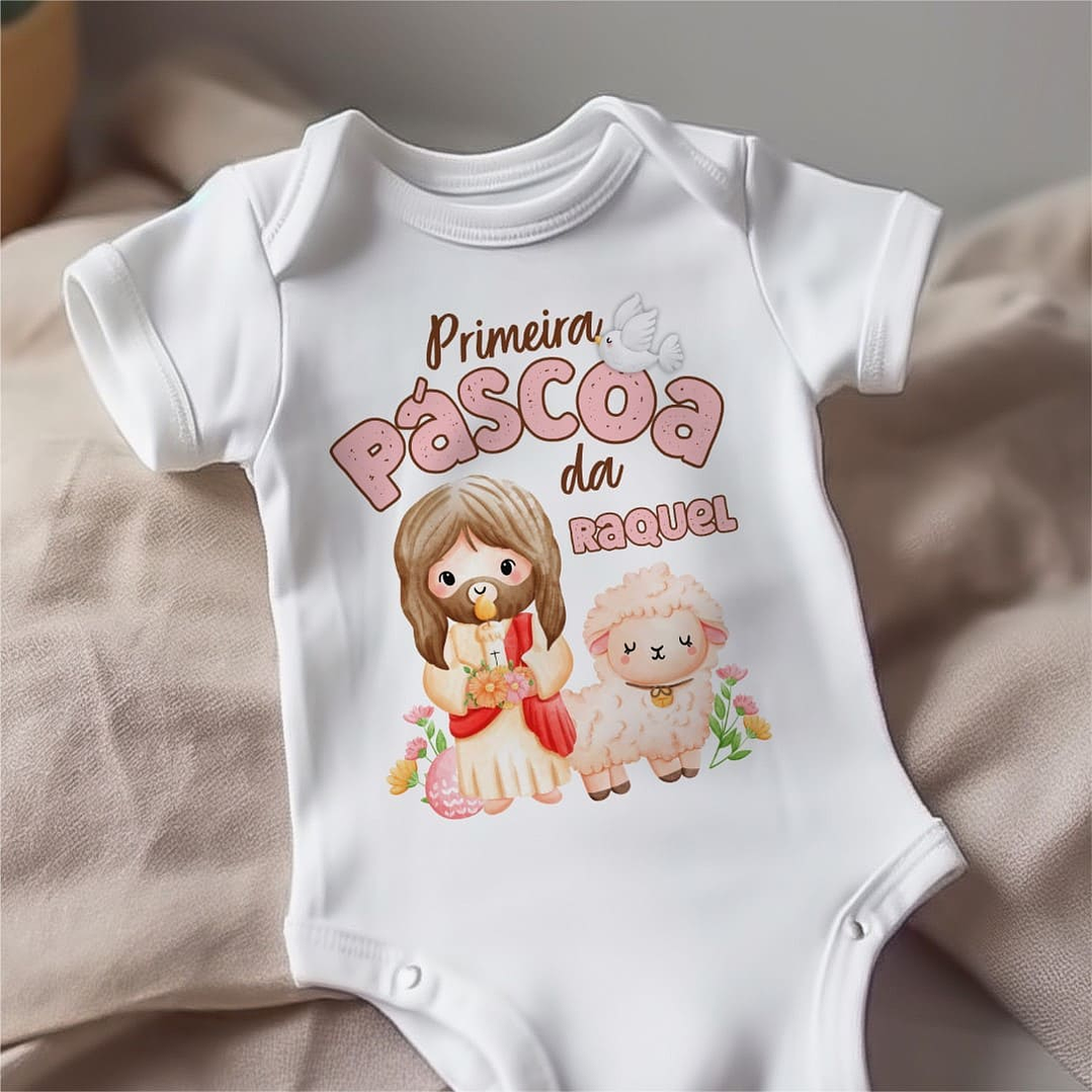 20 Artes para Body Páscoa Cristã Arquivo Editável  18