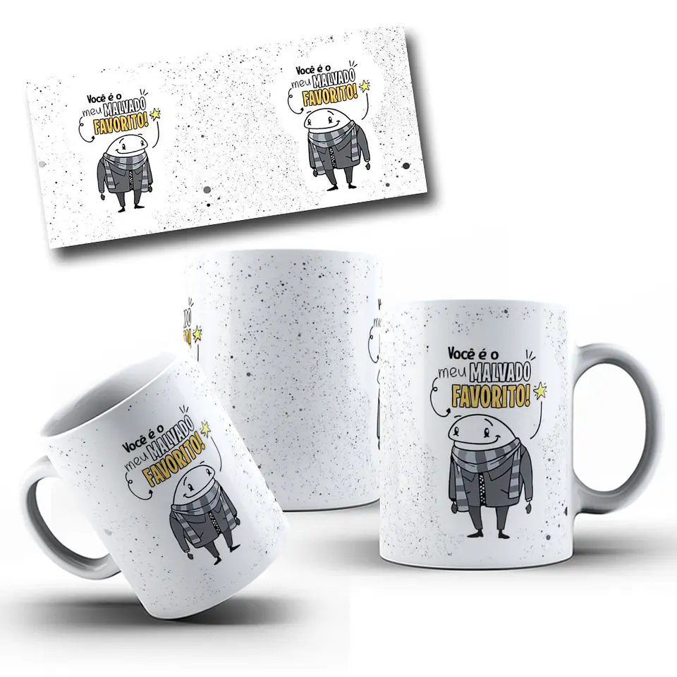 Arte Caneca Você é Meu Malvado Favorito Arquivo em Jpg 1