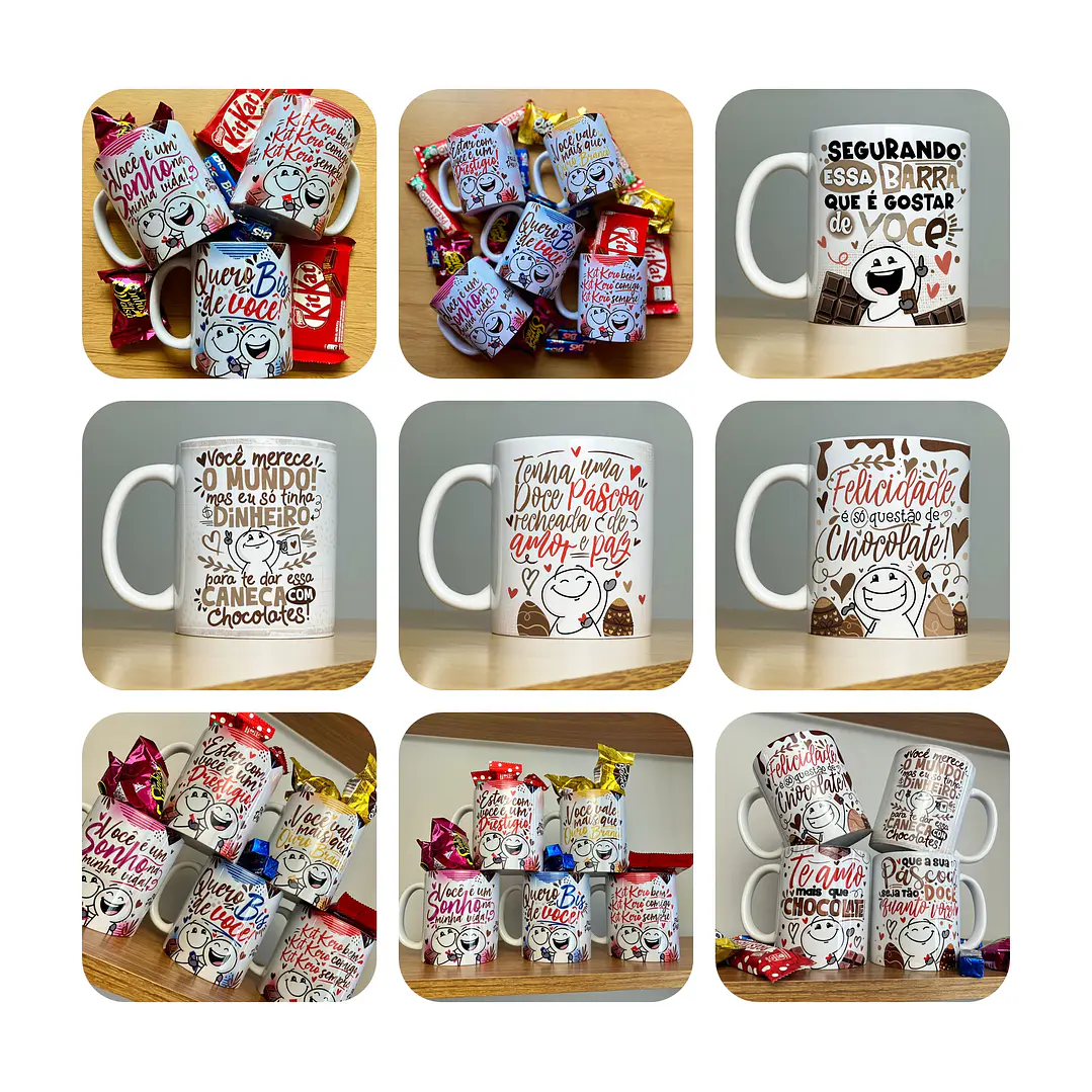13 Artes para Caneca Páscoa em Jpg 1