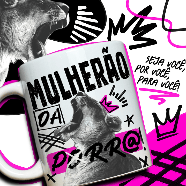 8 Artes para Caneca Mulheres Arquivos em Jpg  4