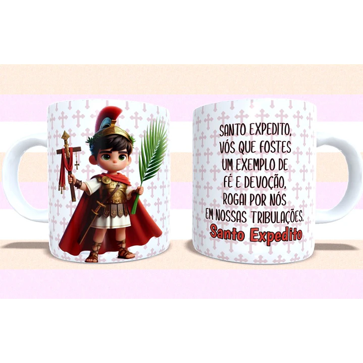 5 Arte para Caneca Santinhos cute Arquivo em Jpg  1