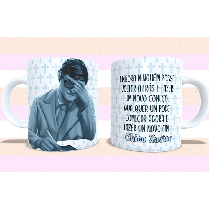 5 Arte para Caneca Santinhos cute Arquivo em Jpg  4