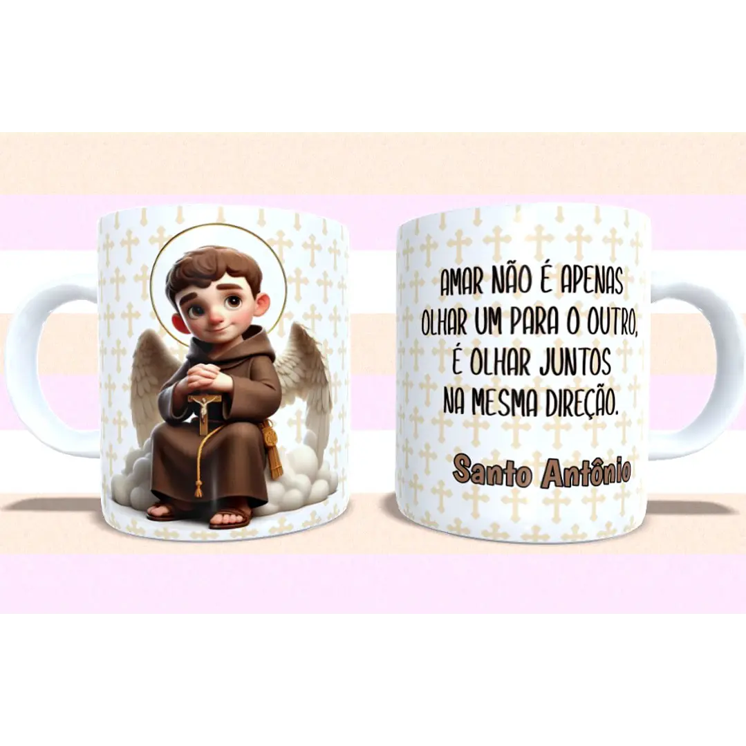 5 Arte para Caneca Santinhos cute Arquivo em Jpg  5