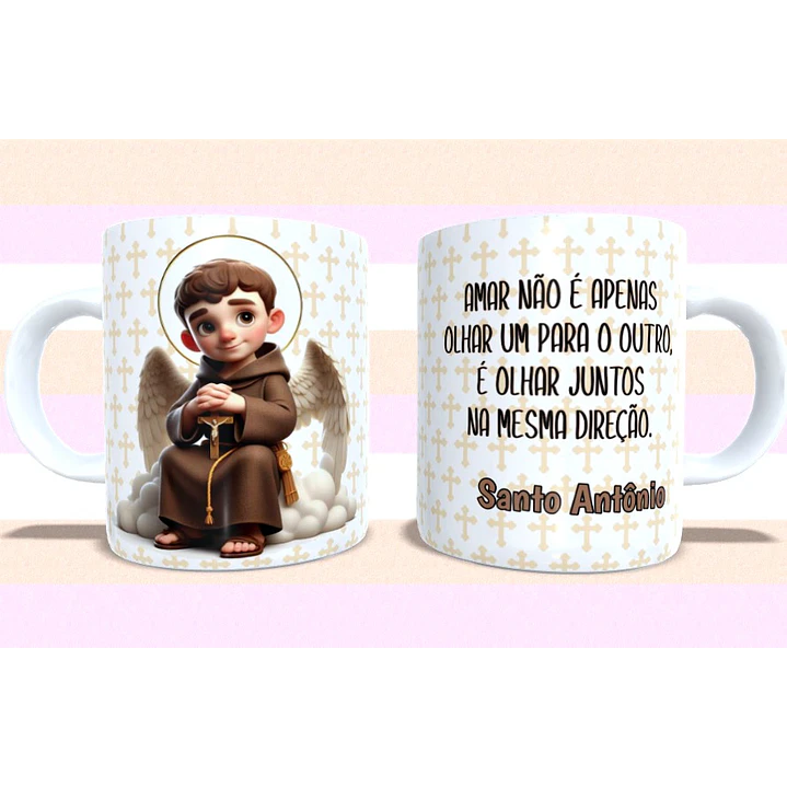 5 Arte para Caneca Santinhos cute Arquivo em Jpg  5
