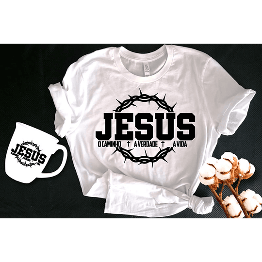 6 Arte para Camisa Jesus Religião Arquivo em Png