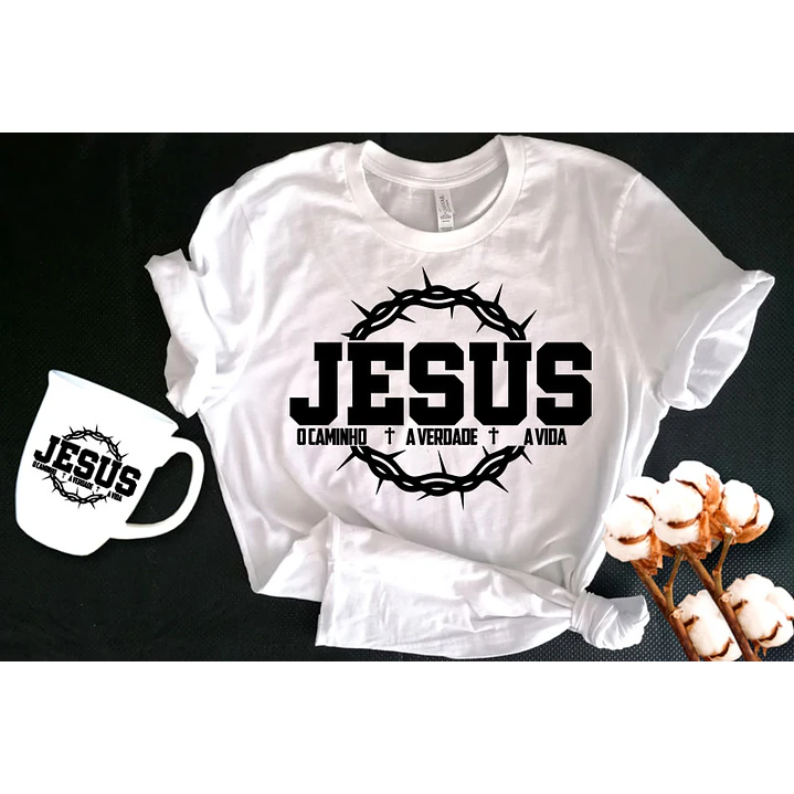 6 Arte para Camisa Jesus Religião Arquivo em Png 6
