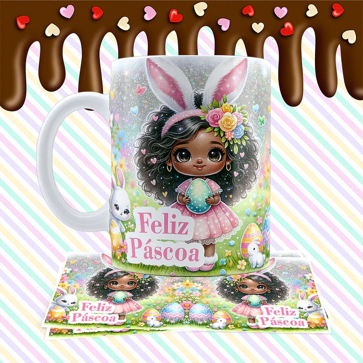 12 Arte para Caneca Páscoa Arquivo em Jpg 8