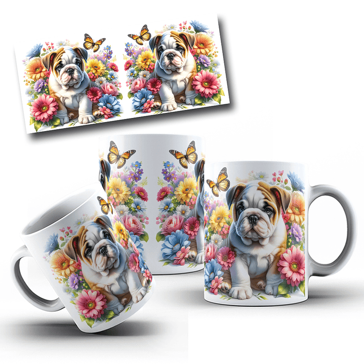 20 Arte para Caneca Animais Pets Arquivo em Jpg 11