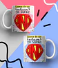 20 Arte para Caneca Supers Familia Arquivo em Jpg - Thumbnail 1