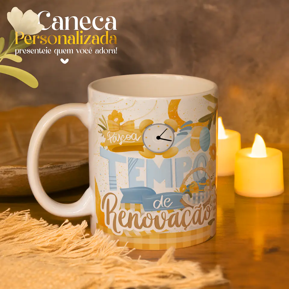 22 Arte para Caneca Páscoa Happy Arquivo em Jpg  3