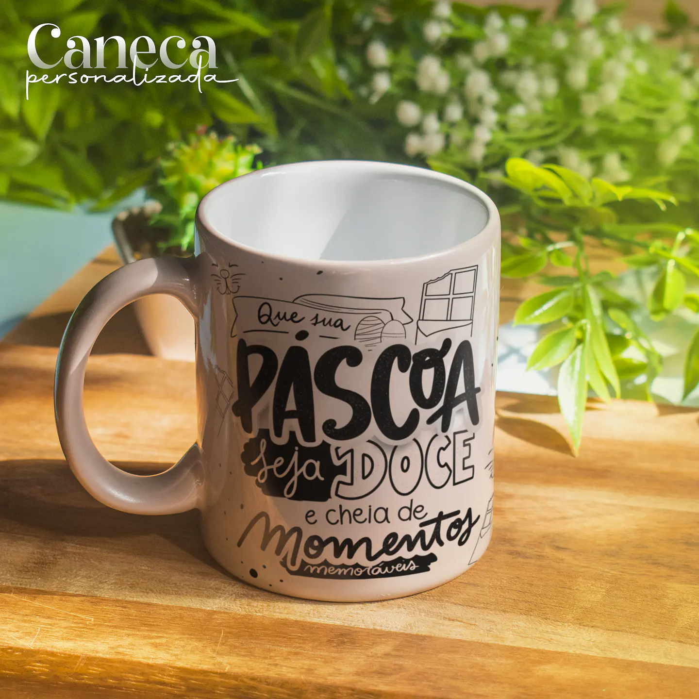 22 Arte para Caneca Páscoa Happy Arquivo em Jpg  8